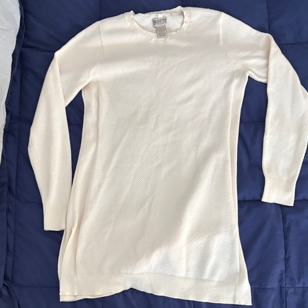 Duluth Trading Co Women's Ivory Sweater